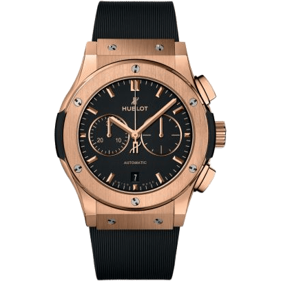 Classic Fusion 42 Chronograph King Gold / Black / Rubber