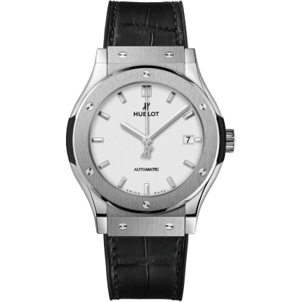 Classic Fusion 42 Titanium / Opaline / Alligator
