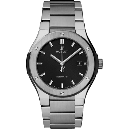 Classic Fusion 42 Titanium / Black / Bracelet