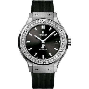 Classic Fusion 38 Titanium - Diamond / Black / Rubber
