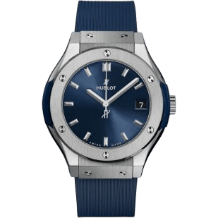 Classic Fusion 33 Titanium / Blue / Rubber