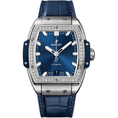 Spirit of Big Bang 39 Titanium / Diamonds / Blue