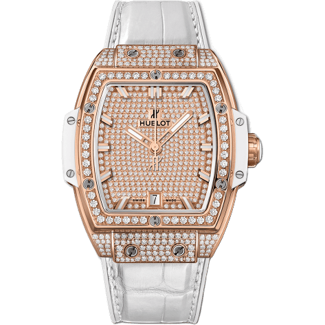 Spirit of Big Bang 39 King Gold / Full Pavé / White