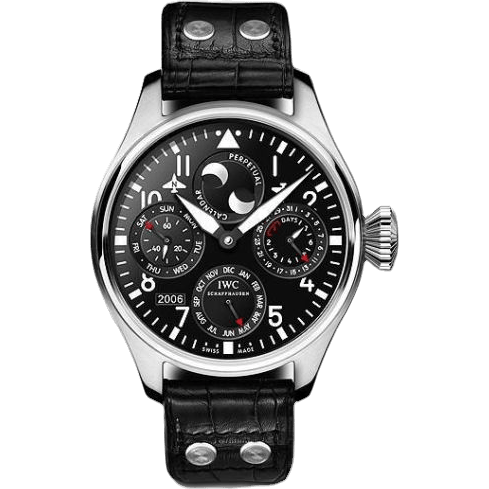 Big Pilot Perpetual Calendar Stainless Steel / Black / Bucherer