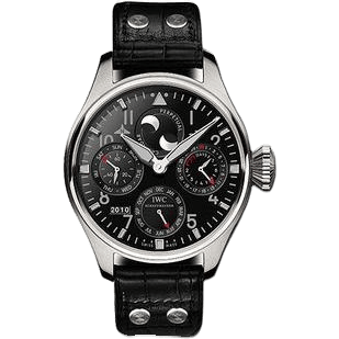 Big Pilot Perpetual Calendar Stainless Steel / Black / Zegg & Cerlati