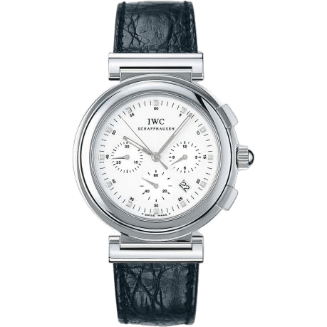 Da Vinci SL Chronograph MecaQuartz Stainless Steel / White / Croco