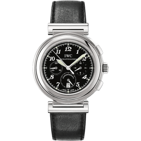 Da Vinci SL Chronograph MecaQuartz Stainless Steel / Black Breguet / Nappa