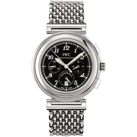 Da Vinci SL Chronograph MecaQuartz Stainless Steel / Black Breguet / Bracelet