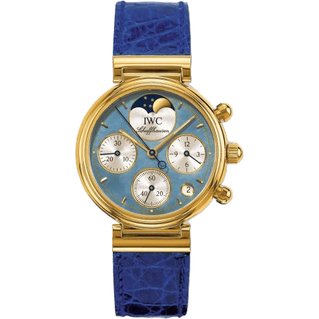Kleine Da Vinci Yellow Gold / Blue MOP