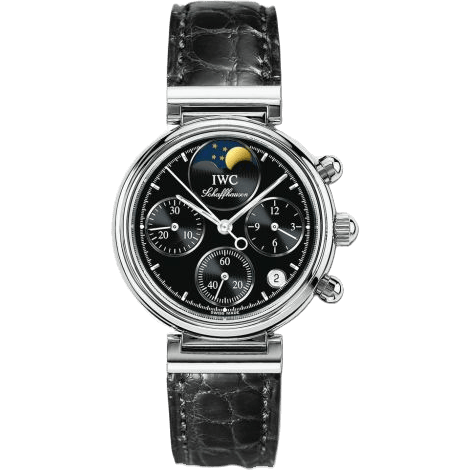 Kleine Da Vinci Stainless Steel / Black / Croco