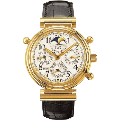Da Vinci Perpetual Rattrapante Rose Gold / Silver / French