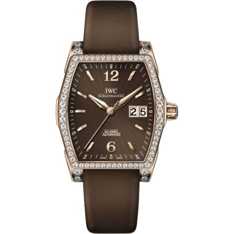 Da Vinci Automatic Midsize Rose Gold / Diamond / Chocolate