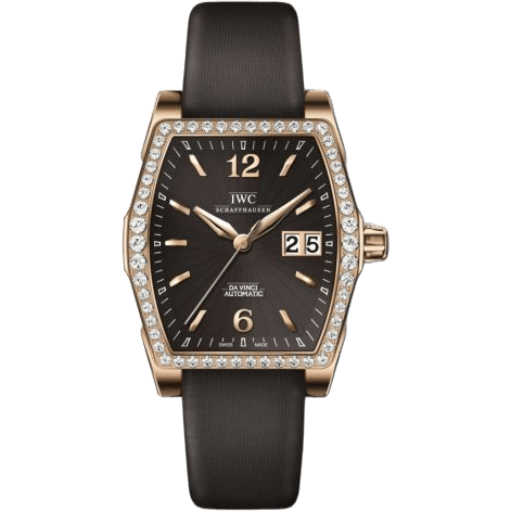 Da Vinci Automatic Midsize Rose Gold / Diamond / Black