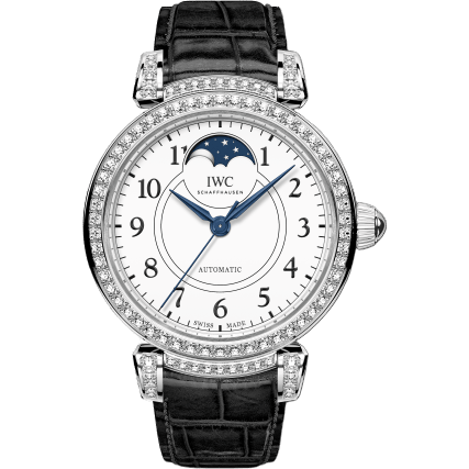 Da Vinci 36 Moonphase "150 Years" White Gold / Diamond / White