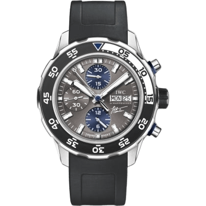 Aquatimer Chronograph Stainless Steel / Grey / Rubber / Cousteau Divers 2010