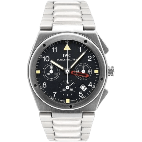 Ingenieur Mecaquartz Chronograph Alarm Stainless Steel / Black / Bracelet