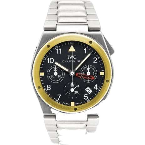 Ingenieur Mecaquartz Chronograph Alarm Stainless Steel / Yellow Gold / Black / Bracelet