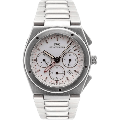 Ingenieur Mecaquartz Chronograph Alarm Stainless Steel / White / Bracelet