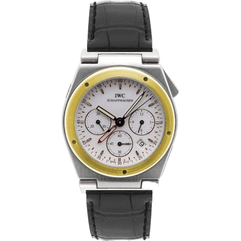 Ingenieur Mecaquartz Chronograph Alarm Stainless Steel / Yellow Gold / White / Strap