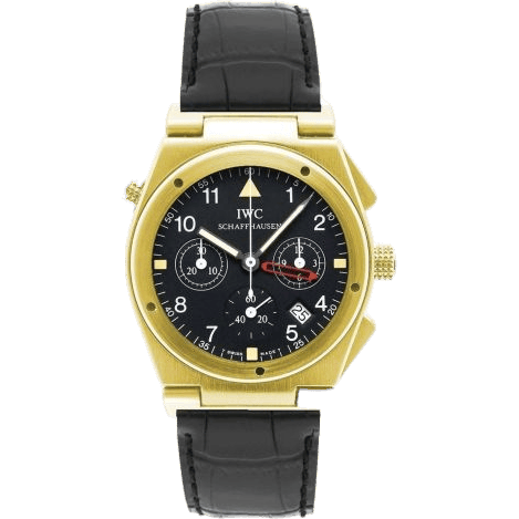 Ingenieur Mecaquartz Chronograph Alarm Yellow Gold / Black / Strap