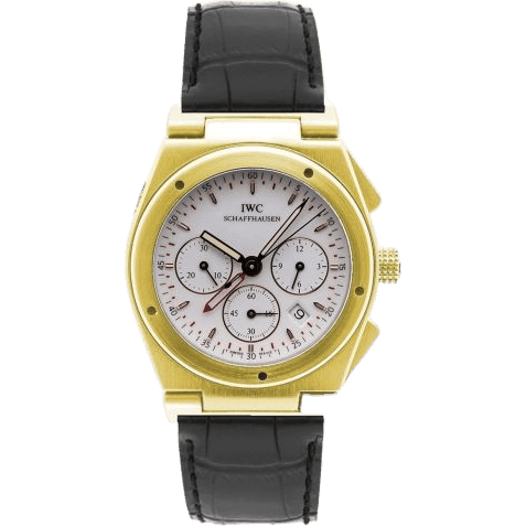 Ingenieur Mecaquartz Chronograph Alarm Yellow Gold / White / Strap
