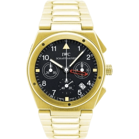 Ingenieur Mecaquartz Chronograph Alarm Yellow Gold / Black / Bracelet