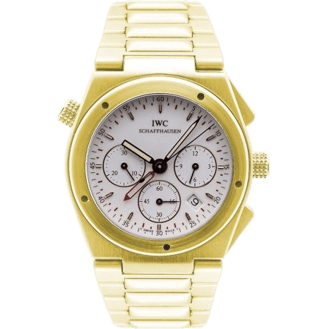 Ingenieur Mecaquartz Chronograph Alarm Yellow Gold / White / Bracelet