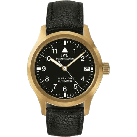 Pilot's Watch Mark XII Yellow Gold / Black / Strap