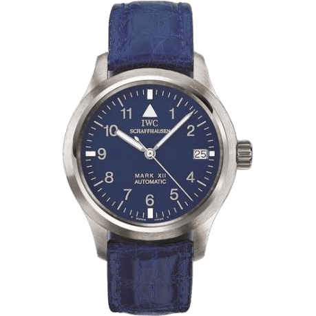 Pilot's Watch Mark XII Platinum / Blue / Strap
