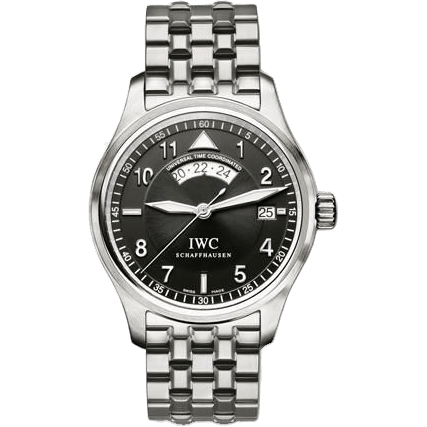 Pilot's Watch Spitfire UTC Stainless Steel / Black / Bracelet