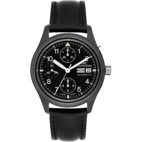 Pilot's Watch Chronograph Ceramic / Italian / Strap