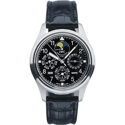 Pilot's Watch Chronograph Perpetual Calendar Stainless Steel / Black / Wempe