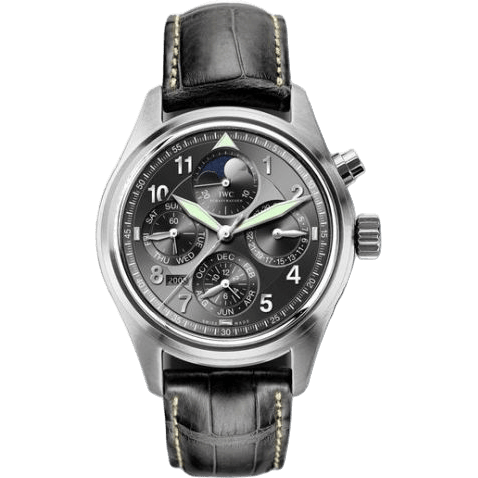 Pilot's Watch Spitfire Chronograph Perpetual Calendar Stainless Steel / Black / Sincere