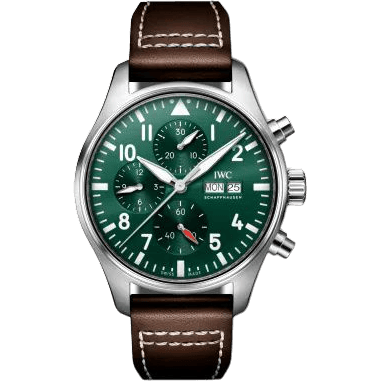 Pilot's Watch Chronograph Stainless Steel / Green