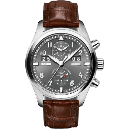 Pilot's Watch Spitfire Perpetual Calendar Digital Date-Month Stainless Steel