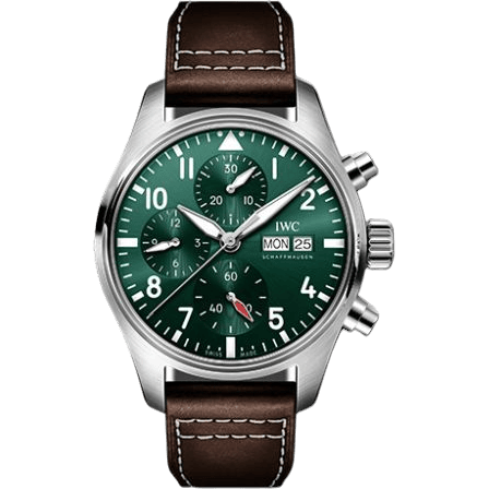 Pilot's Watch Chronograph 41 Stainless Steel / Green