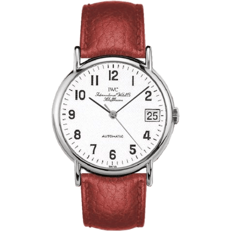 Portofino Automatic Stainless Steel / White - Railroad / Strap