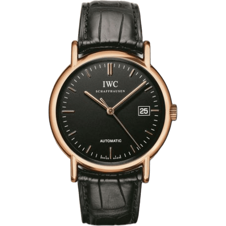 Portofino Automatic / Rose Gold / Black / Strap