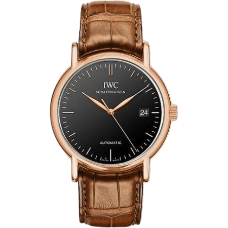 Portofino Automatic / Rose Gold / Black / Strap