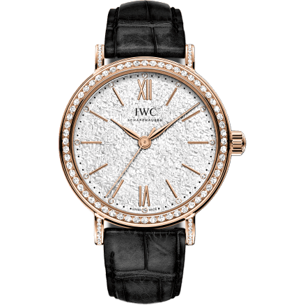 Portofino 34 Rose Gold / Diamond / Silver-Embossed / Santoni