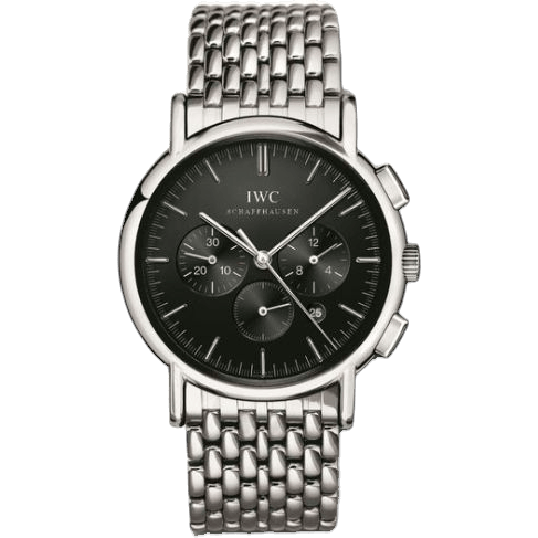Portofino Chronograph MecaQuartz Stainless Steel / Black / Bracelet