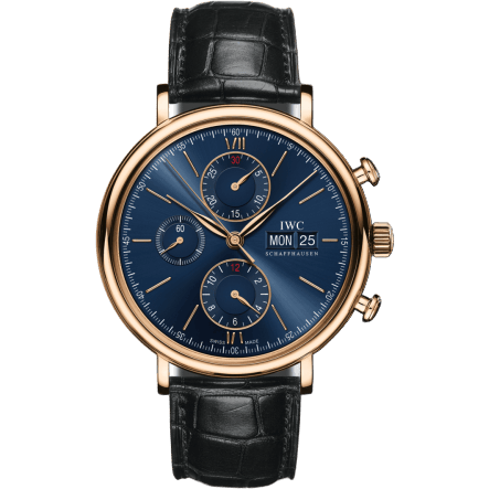 Portofino Chronograph Red Gold / Blue