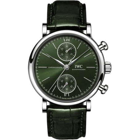 Portofino Chronograph 39 Stainless Steel / Green