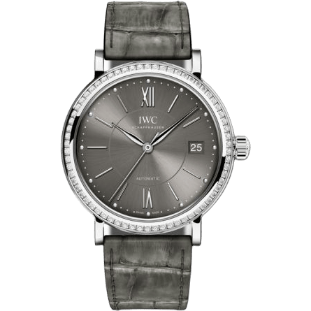 Portofino Automatic 37 Stainless Steel / Diamond / Ardoise