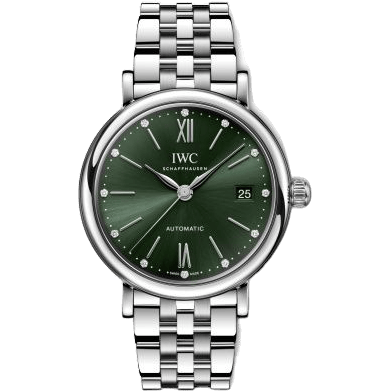 Portofino Automatic 37 Stainless Steel / Green / Bracelet