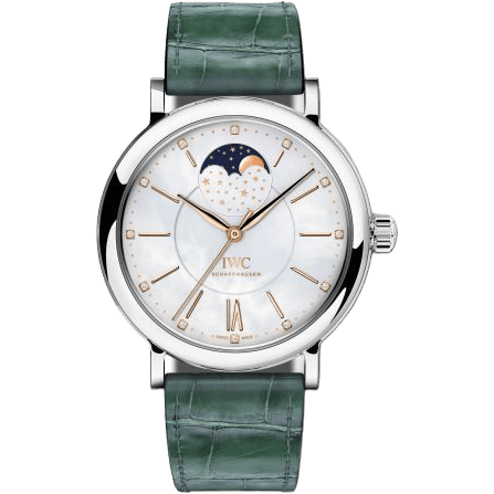 Portofino Automatic Moon Phase 37 Stainless Steel / MOP