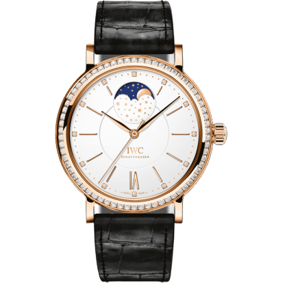Portofino Automatic Moon Phase 37 Red Gold / Diamond / Silver