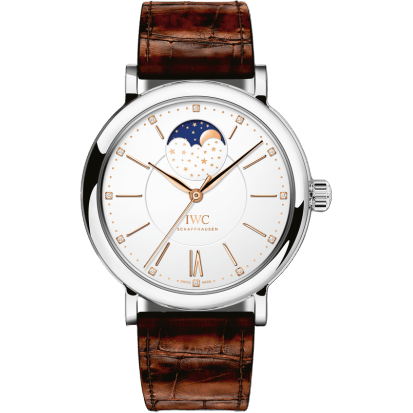 Portofino Automatic Moon Phase 37 Stainless Steel / Silver