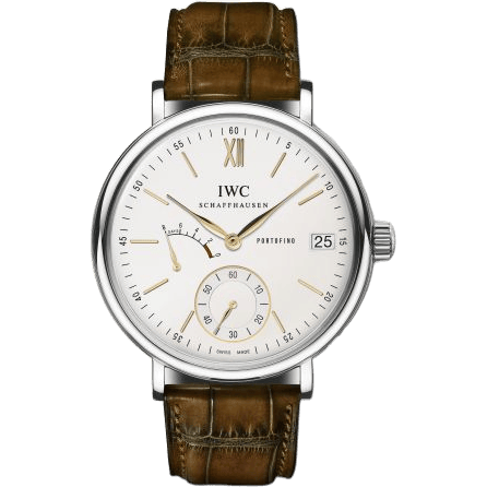 Portofino Hand-Wound Eight Days Stainless Steel / Silver