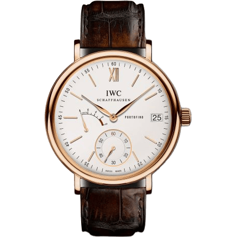 Portofino Hand-Wound Eight Days Red Gold / Silver